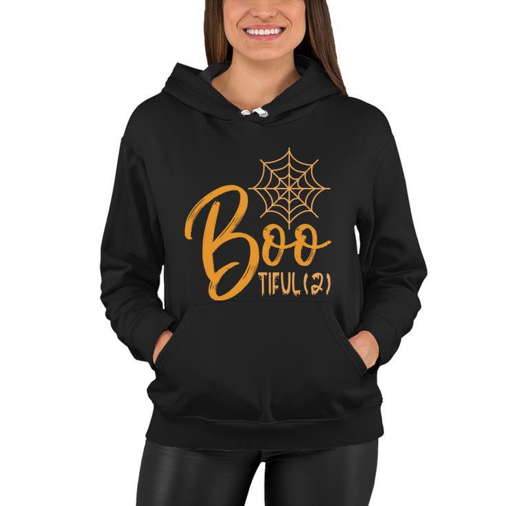 Boo Tiful 2 Halloween Quote Women Hoodie