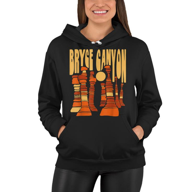 Bryce Canyon National Park Vintage Hoo Doo Retro Graphic  Women Hoodie
