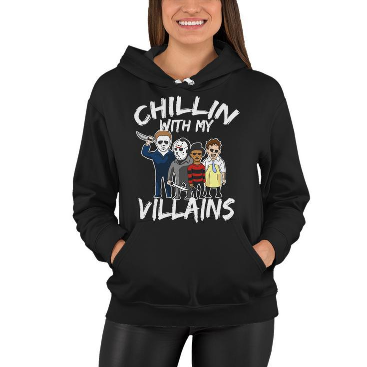 Chillin With My Villains Tshirt Women Hoodie