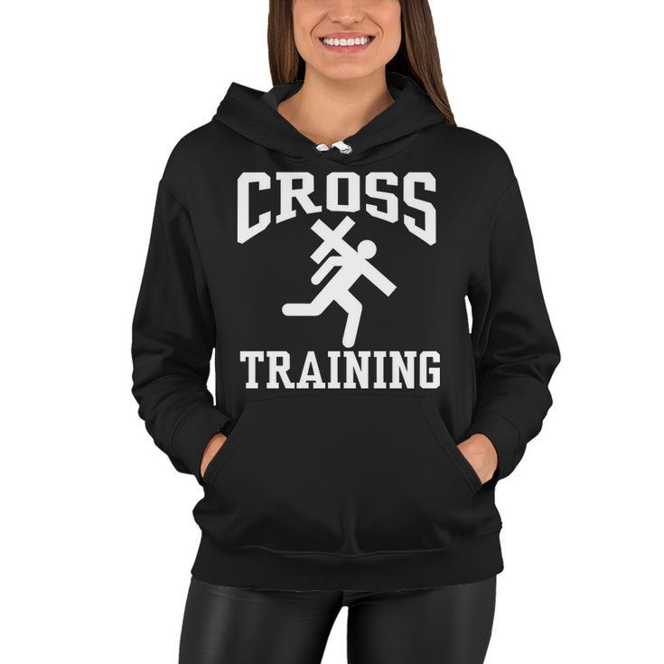 Cross Training Jesus Christian Catholic Tshirt Women Hoodie