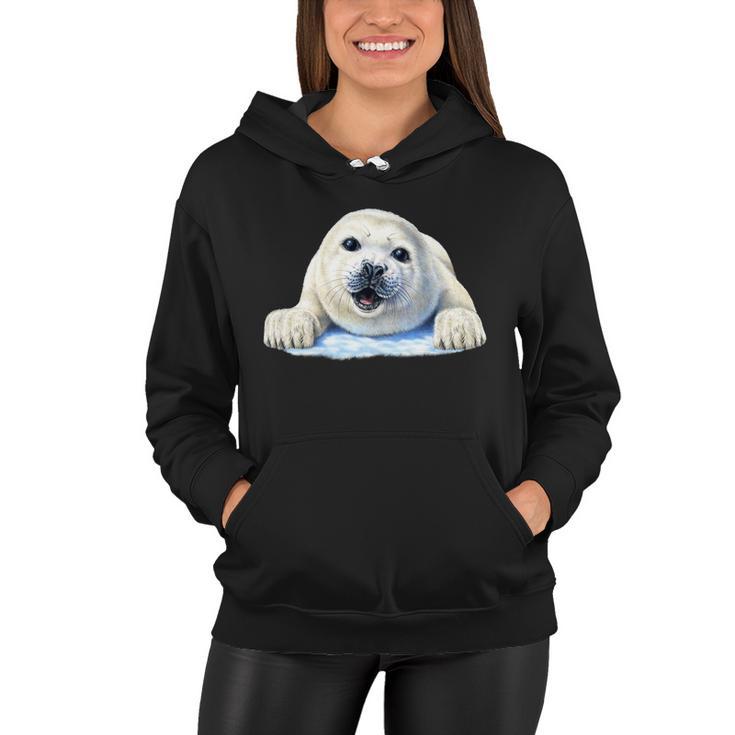 Cute Seal Wildlife Tshirt Women Hoodie