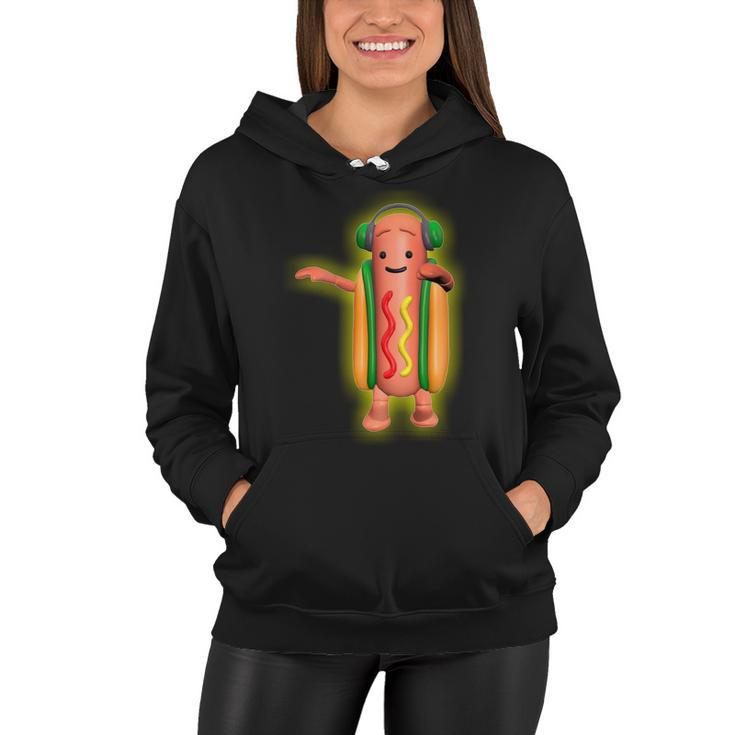 Dancing Hot Dog Funny Filter Meme Tshirt Women Hoodie