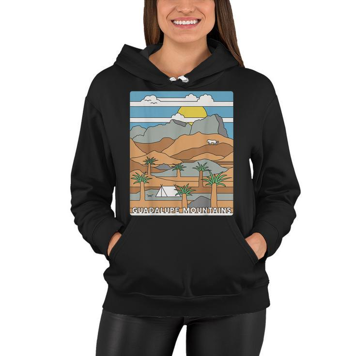 Daytime El Capitan Guadalupe Mountains National Park Texas  Women Hoodie