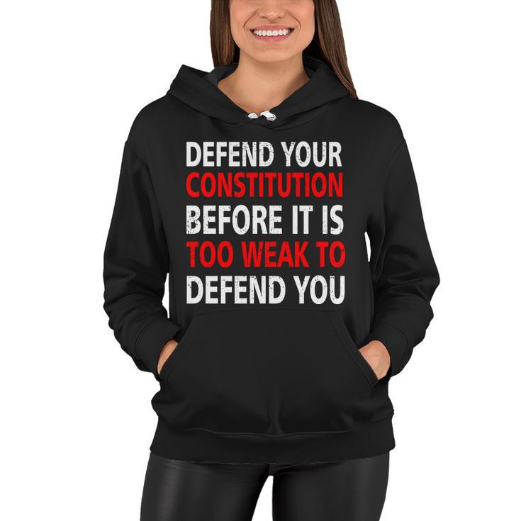 Defend Your Constitution Women Hoodie