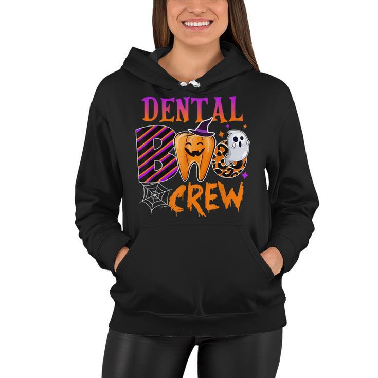 Dental Boo Crew Funny Boo Th Dentist Matching Halloween  Women Hoodie