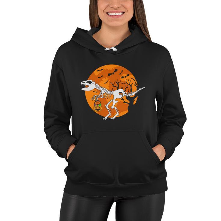 Dinosaur Funny Halloween Quote Women Hoodie