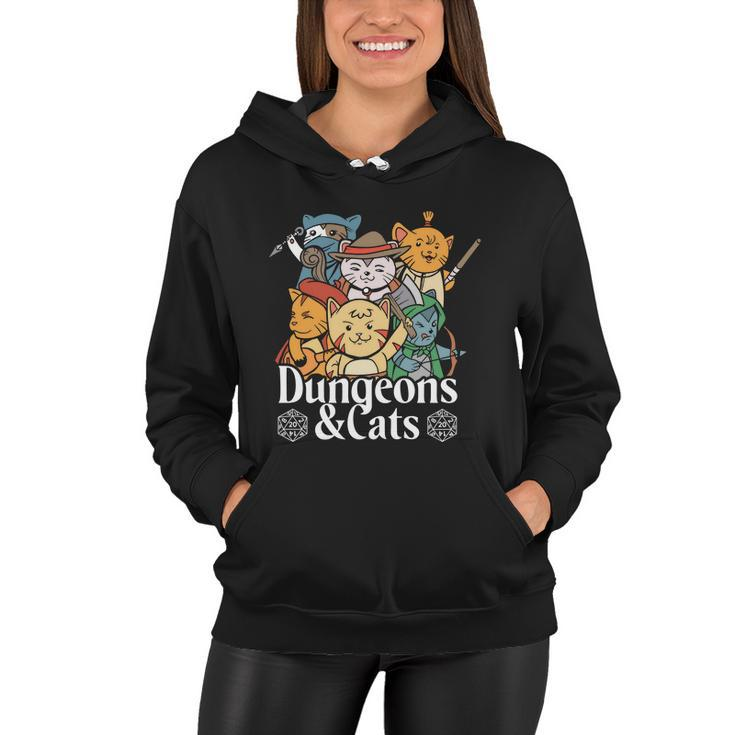 Dungeons And Cats Women Hoodie