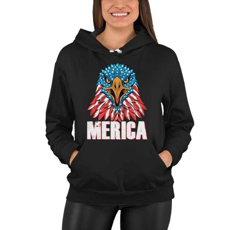 Eagle Mullet 4Th Of July Usa American Flag Merica Gift V6 Women Hoodie