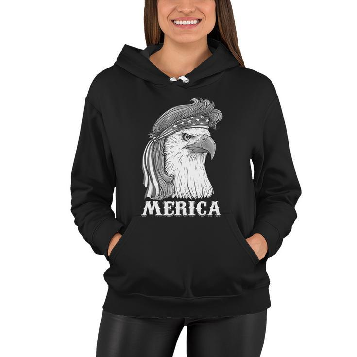 Eagle Mullet 4Th Of July Usa American Flag Merica Gift V8 Women Hoodie