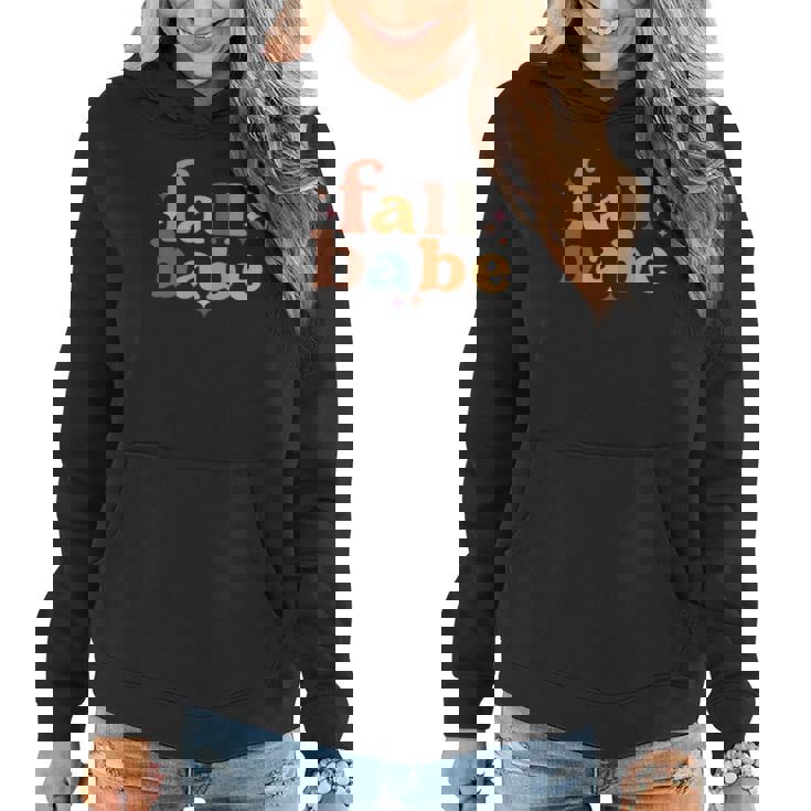 Fall Babe Colorful Sparkling Official Design Women Hoodie Graphic Print Hooded Sweatshirt