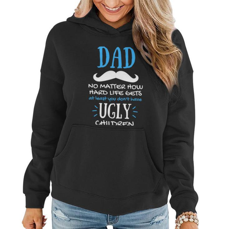 Fathers Day For Father From Daughter Son The Best Father Graphic Design Printed Casual Daily Basic Women Hoodie