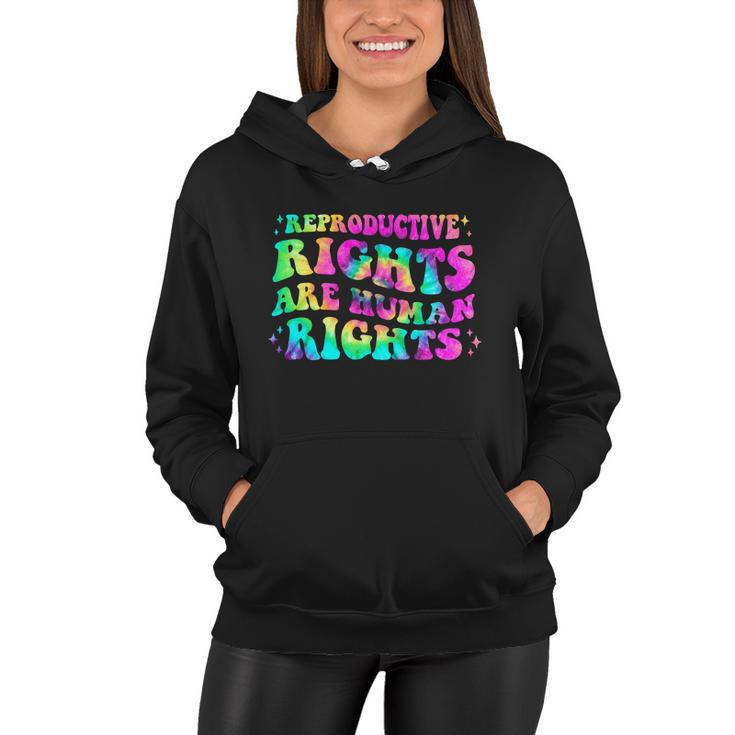 Feminist Aesthetic Reproductive Rights Are Human Rights Women Hoodie