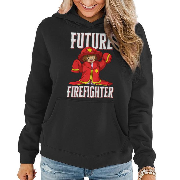 Firefighter Future Firefighter For Young Girls Women Hoodie