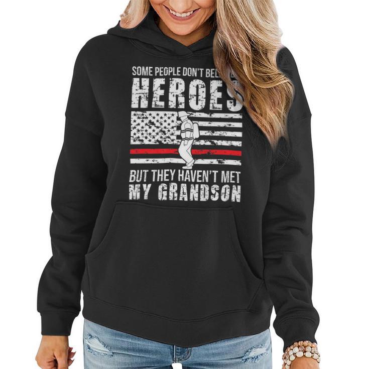 Firefighter Proud Fireman Grandpa Of A Firefighter Grandpa Women Hoodie