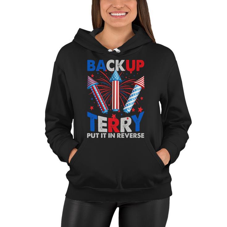 Fouth 4Th Of July Back Up Terry Put It In Reverse Women Hoodie