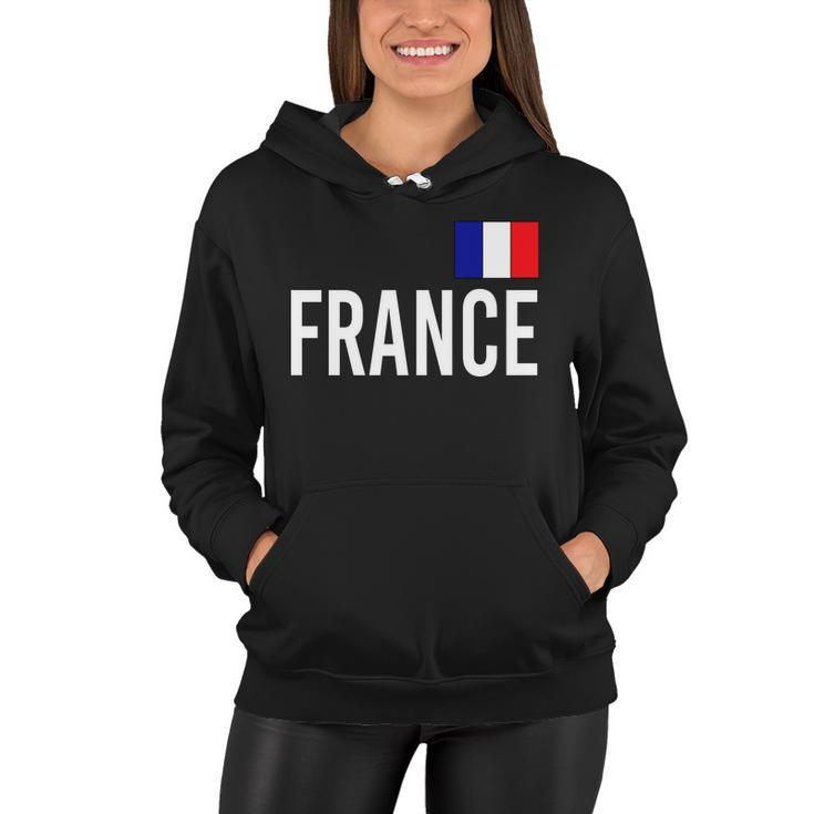 France Team Flag Logo Women Hoodie