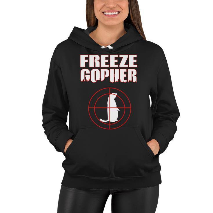 Freeze Gopher Target Women Hoodie