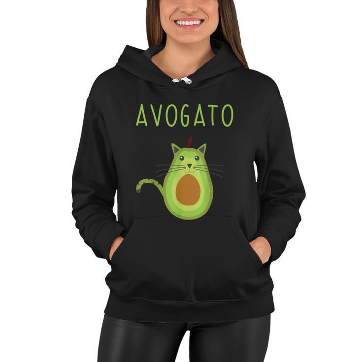 Funny Avogato Cinco De Mayo Gift Cinco De Meow Cat Avocado Gift Women Hoodie