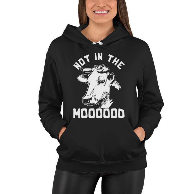 Funny Farm Animal Cow Women Hoodie