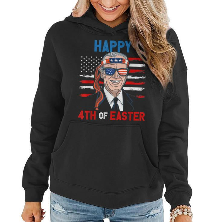 Funny Joe Biden Happy 4Th Of Easter Confused 4Th Of July  V3 Women Hoodie Graphic Print Hooded Sweatshirt