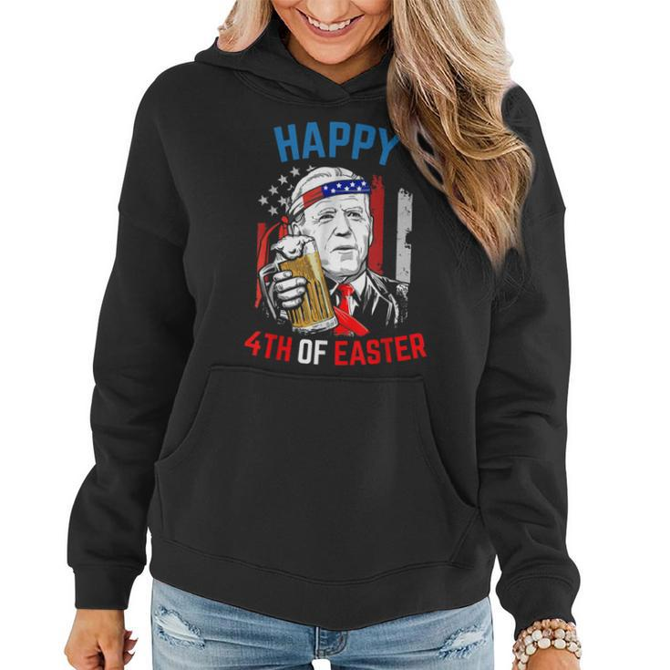 Funny Joe Biden Happy 4Th Of Easter Confused 4Th Of July  V4 Women Hoodie Graphic Print Hooded Sweatshirt