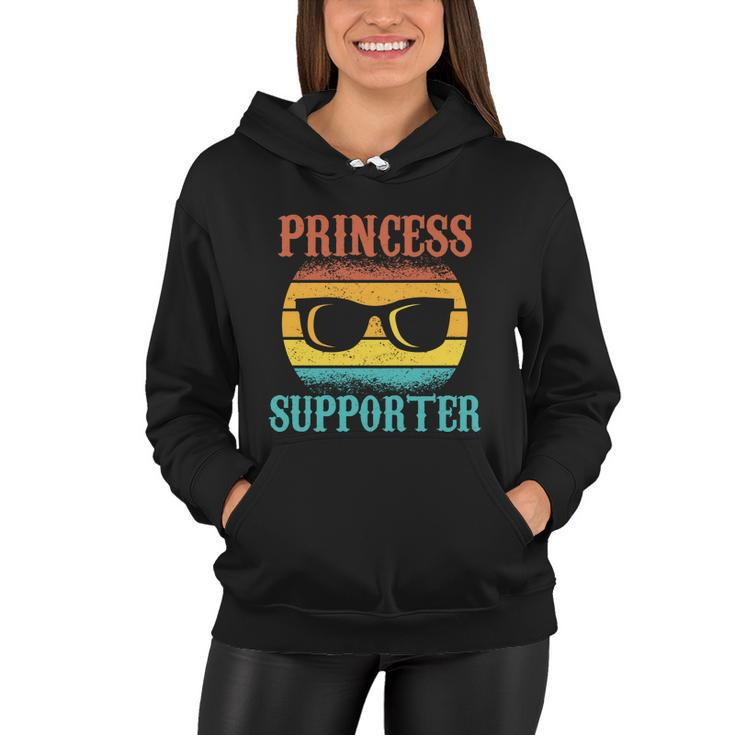 Funny Tee For Fathers Day Princess Supporter Of Daughters Gift Women Hoodie