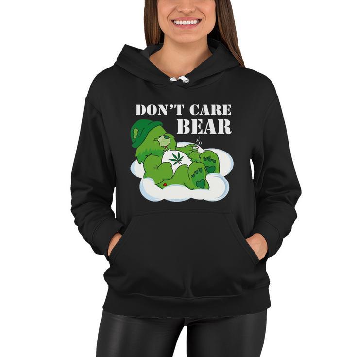 Funny Weed Bear Herb Bear Gift Dont Care Cute Bear Gift Tshirt Women Hoodie