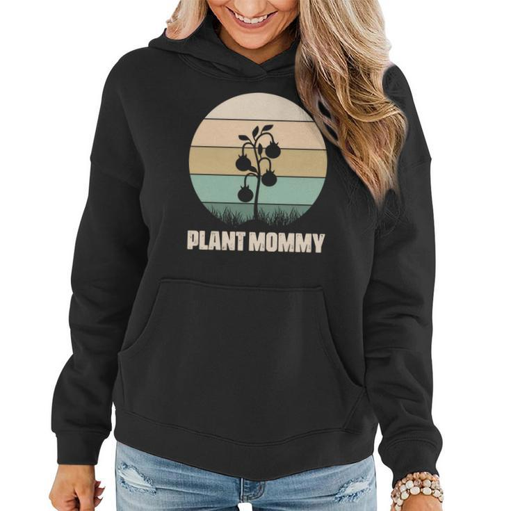 Gardening Plant Mommy Plant Tree Design Women Hoodie Graphic Print Hooded Sweatshirt
