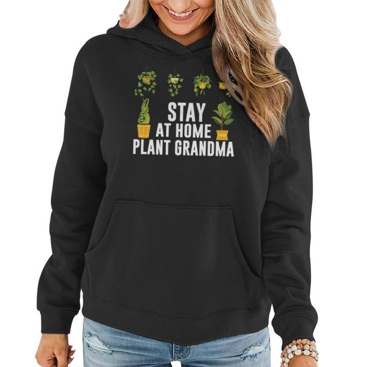 Gardening Stay At Home Plant Grandma Design Women Hoodie Graphic Print Hooded Sweatshirt
