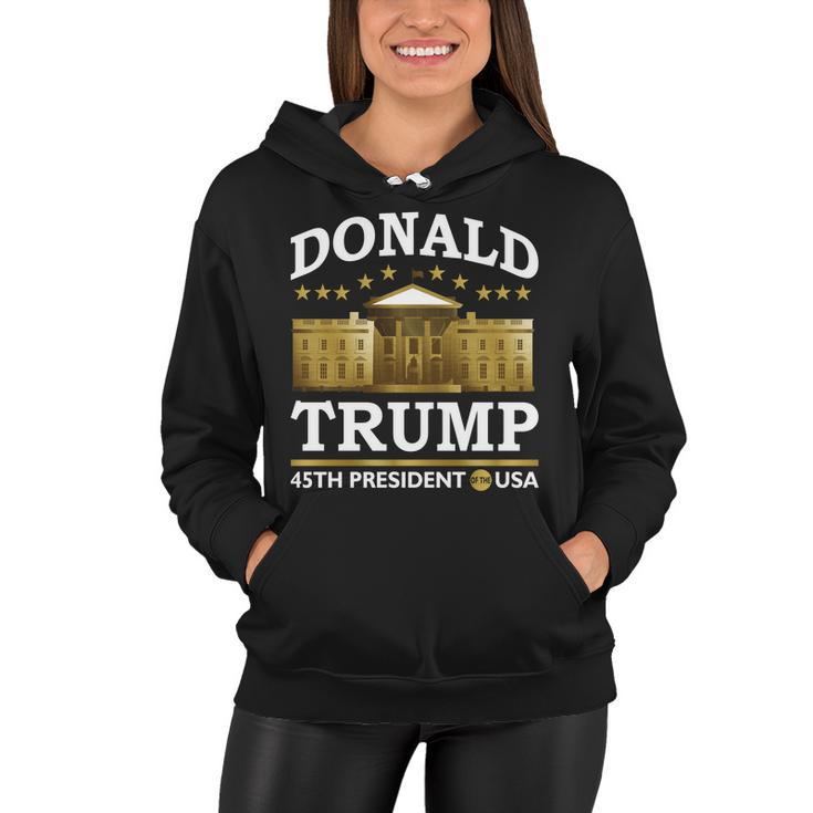 Gold White House Donald Trump 45Th President Tshirt Women Hoodie