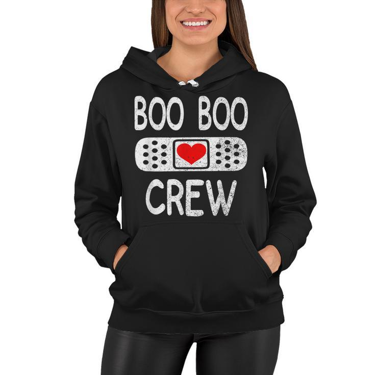 Halloween Costume For Women Boo Boo Crew Nurse   Women Hoodie