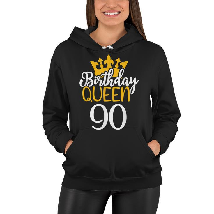 Happy 90Th Birthday Queen 90 Years Old Party Idea For Her  Women Hoodie