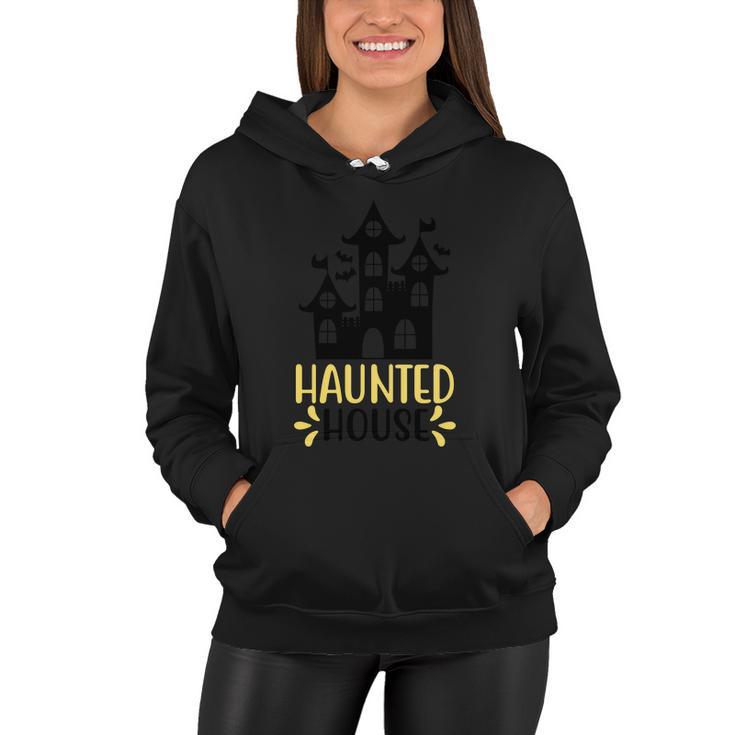 Haunted House Funny Halloween Quote Women Hoodie