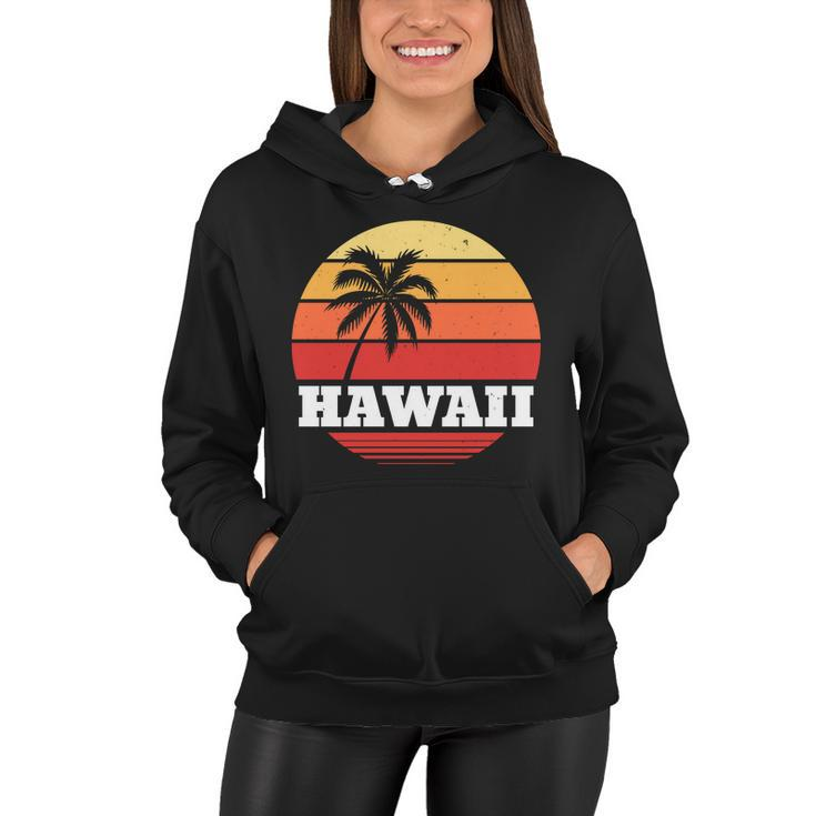 Hawaii Retro Sun Tshirt V2 Women Hoodie