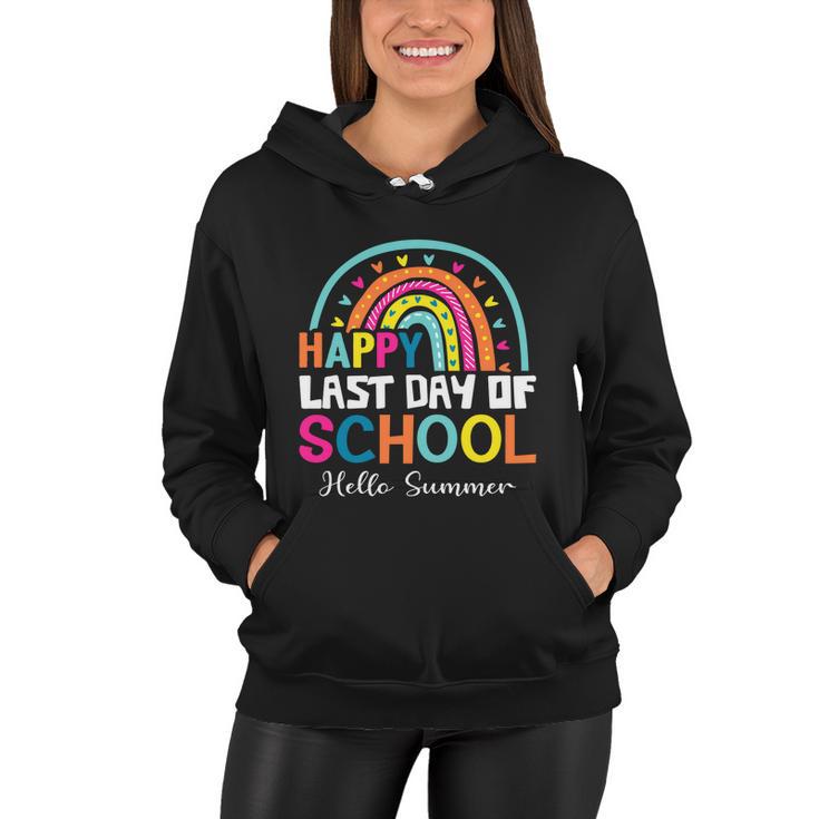 Hello Summer Happy Last Day Of School Teachers Vacation Great Gift Women Hoodie