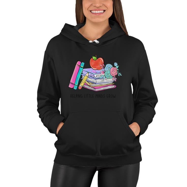 Helping Little Minds Grow Graphic Plus Size Shirt For Teacher Male Female Women Hoodie