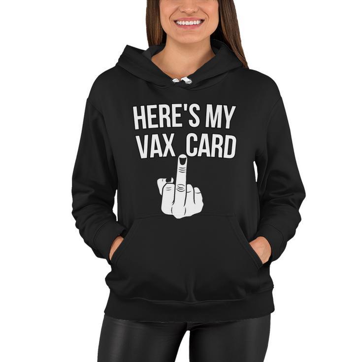 Heres My Vax Card Tshirt Women Hoodie