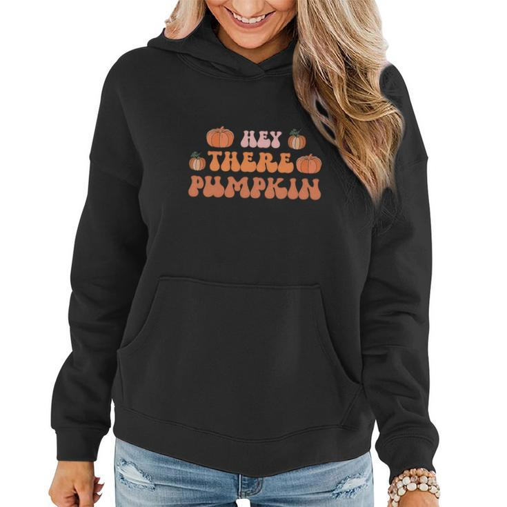 Hey There Pumpkin Fall Season Women Hoodie Graphic Print Hooded Sweatshirt