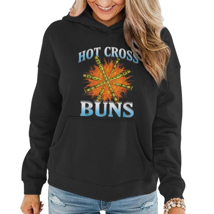 Hot Cross Buns Funny Trendy Hot Cross Buns Graphic Design Printed Casual Daily Basic V3 Women Hoodie