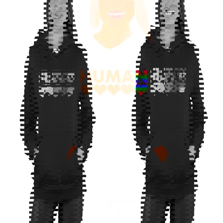 Human Diversity Human Rights Women Hoodie