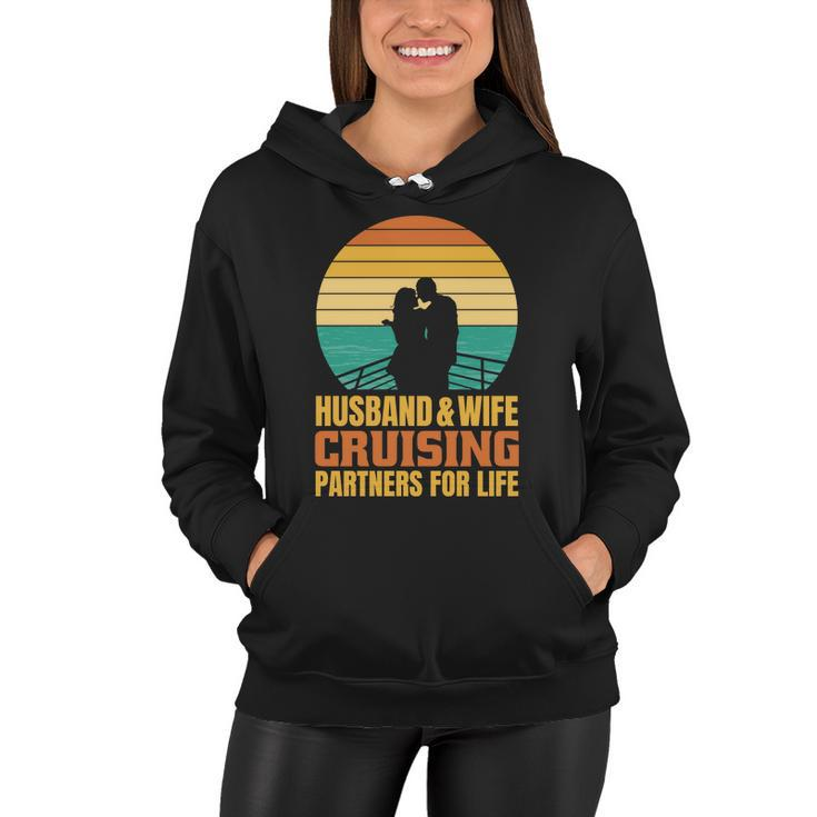 Husband And Wife Cruising Partners For Life Women Hoodie