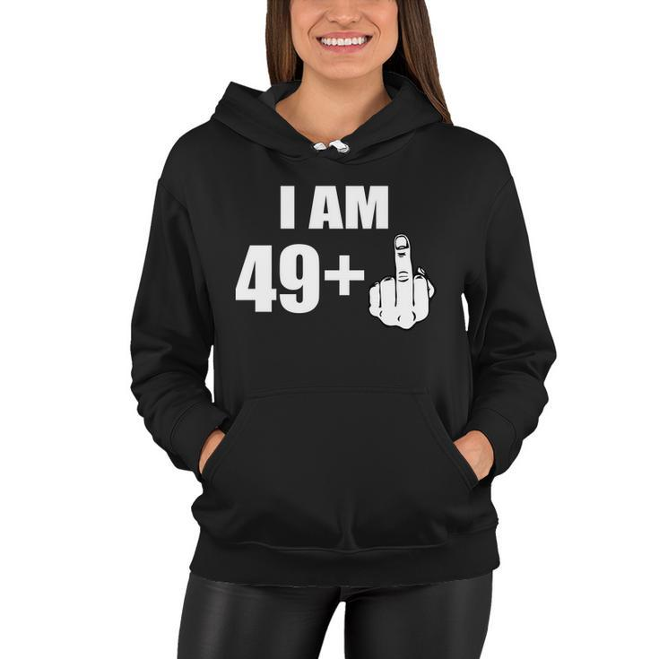 I Am 50 Middle Finger Funny 50Th Birthday Gift T-Shirt Tshirt Women Hoodie