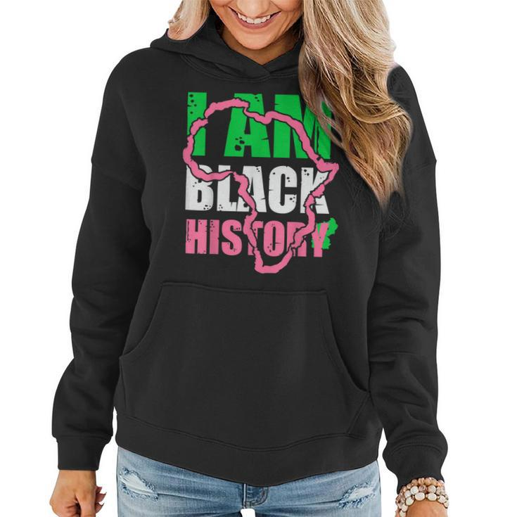 I Am Black History Aka Black History Month 2022 Women Hoodie Graphic Print Hooded Sweatshirt