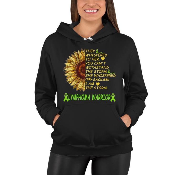 I Am The Storm Lymphoma Warrior Women Hoodie