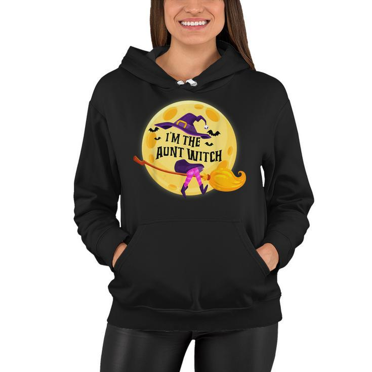 Im The Aunt Witch  Halloween Matching Group Costume  Women Hoodie
