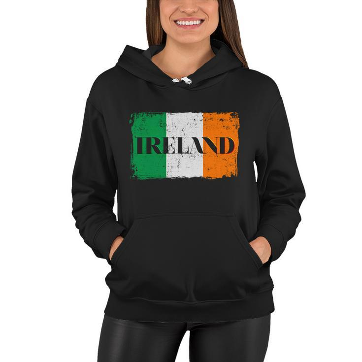 Ireland Grunge Flag Tshirt Women Hoodie