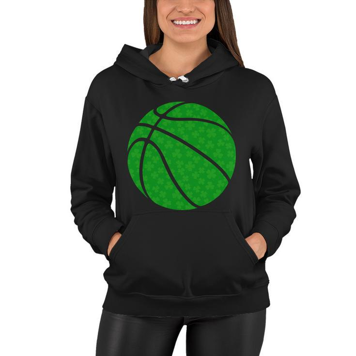 Irish Basketball Shamrock Clover Tshirt Women Hoodie