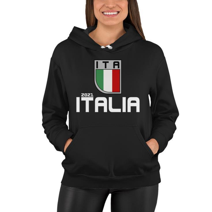 Italy Italia 2021 Football Soccer Logo Tshirt Women Hoodie