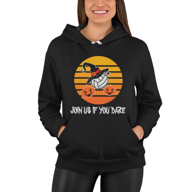 Join Us If You Dare Halloween Quote V6 Women Hoodie