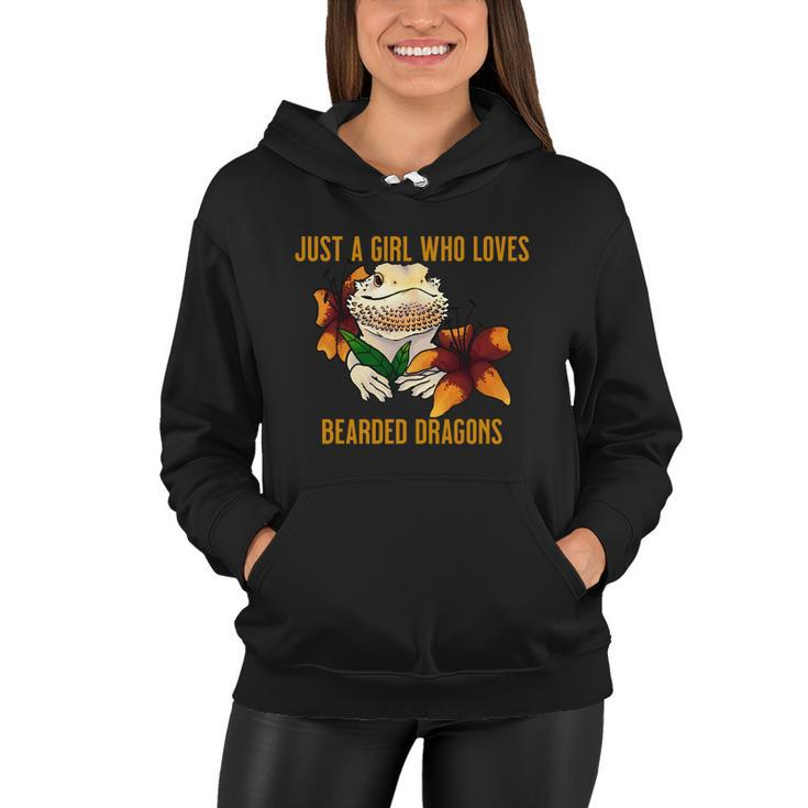 Just A Girl Who Loves Bearded Dragons Women Hoodie